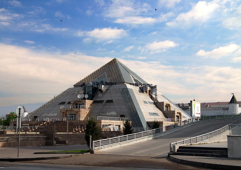 Казань пирамида места
