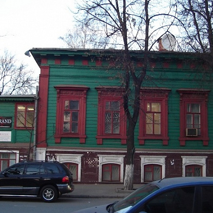 Входная группа Казан Утлары, офисное здание. 