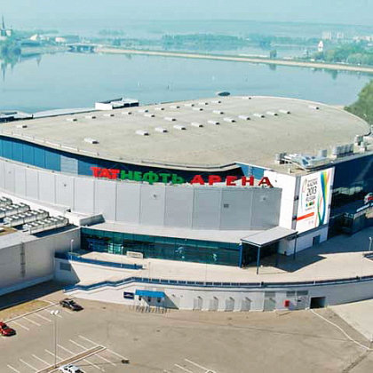 Входная группа Татнефть Арена, ледовый дворец спорта. 